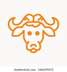 Cow, farm animal icon isolated sign symbol vector illustration - vector