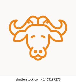 Cow, farm animal icon isolated sign symbol vector illustration - vector