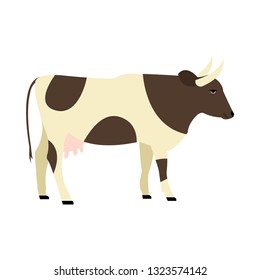 cow flat icon.You can be used cow icon for several purposes like: websites, UI, UX, print templates, presentation templates, promotional materials, web and mobile phone apps