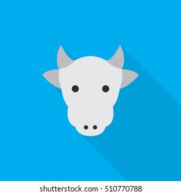 cow flat icon illustration isolated vector sign symbol