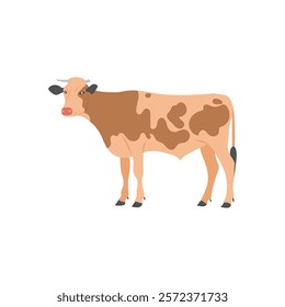 Cow Flat Icon, Vector illustration