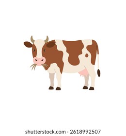 Cow flat vector illustration Eps 10