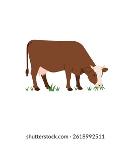 Cow flat vector illustration Eps 10