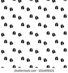 Cow Footprint Seamless Pattern Background