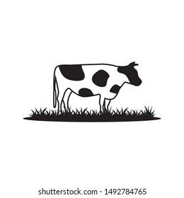 Cow graphic design template vector isolated illustration