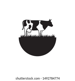 Cow graphic design template vector isolated illustration