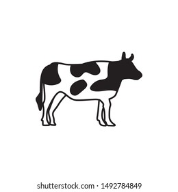 Cow graphic design template vector isolated illustration