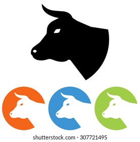 Cow head icon