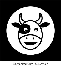 Cow head icon