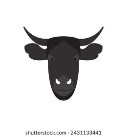 cow head icon vector template illustration logo design