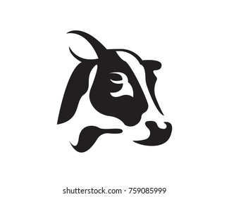 Cow head logos 