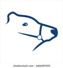 cow head simple logo design