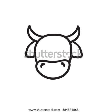 Similar – Image, Stock Photo cow Nutrition Eating