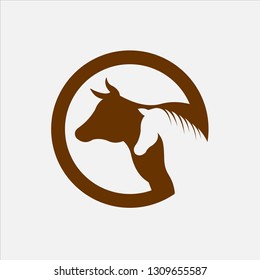 Cow & Horse vector