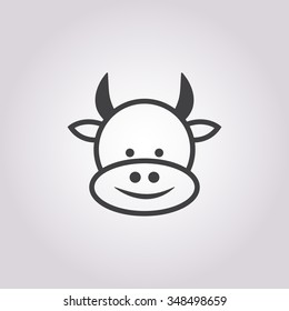 Cow icon. 