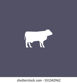 cow icon. animal sign