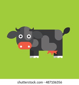 Cow Icon, Animal Vector