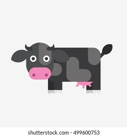 Cow Icon, Animal Vector