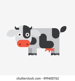 Cow Icon, Animal Vector