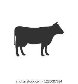 Cow. Icon Flat