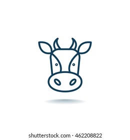  Cow icon Flat.