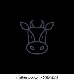  Cow icon Flat.