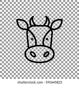  Cow icon Flat.