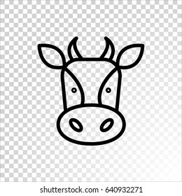  Cow icon Flat.