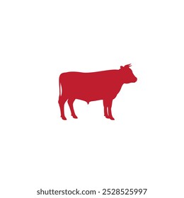 Cow icon flat vector design