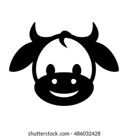 Cow icon illustration isolated vector sign symbol