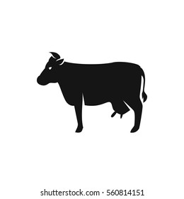 cow icon illustration isolated vector sign symbol
