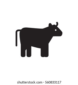 cow icon illustration isolated vector sign symbol