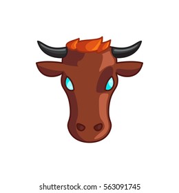 cow icon illustration isolated vector sign symbol