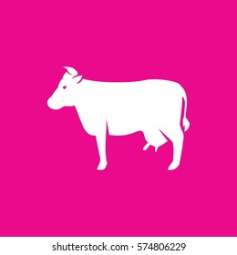 cow icon illustration isolated vector sign symbol