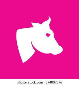 cow icon illustration isolated vector sign symbol