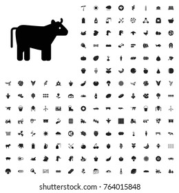 Cow icon illustration isolated vector sign symbol. agriculture icons set for web and mobile.