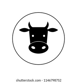 Cow icon, logo
