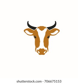 Cow icon and logo