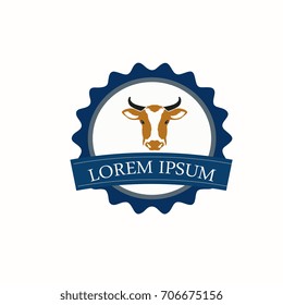 Cow icon and logo