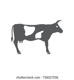 cow icon on the white background.