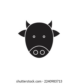 the cow icon is suitable for your web, apk or project with a chinese new year theme
