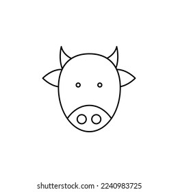 the cow icon is suitable for your web, apk or project with a chinese new year theme