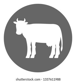 Cow icon. Vector.