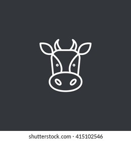 Cow icon Vector