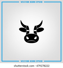 Cow Icon Vector