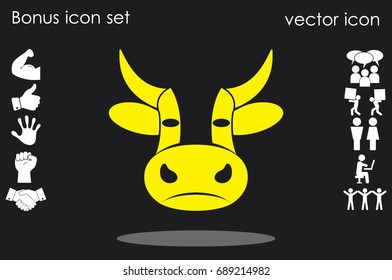 Cow Icon Vector