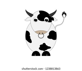 Cow Icon - Vector Illustration