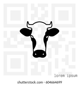 cow icon. vector illustration