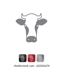 cow icon. vector illustration