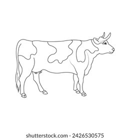 Cow icon vector illustration simple design